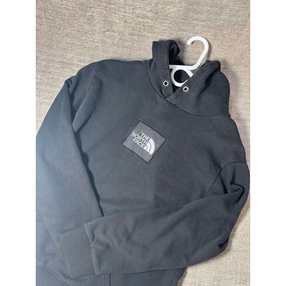 North Face Fleece Pullover Hoodie Men's 2XL Black Jacket Sweater